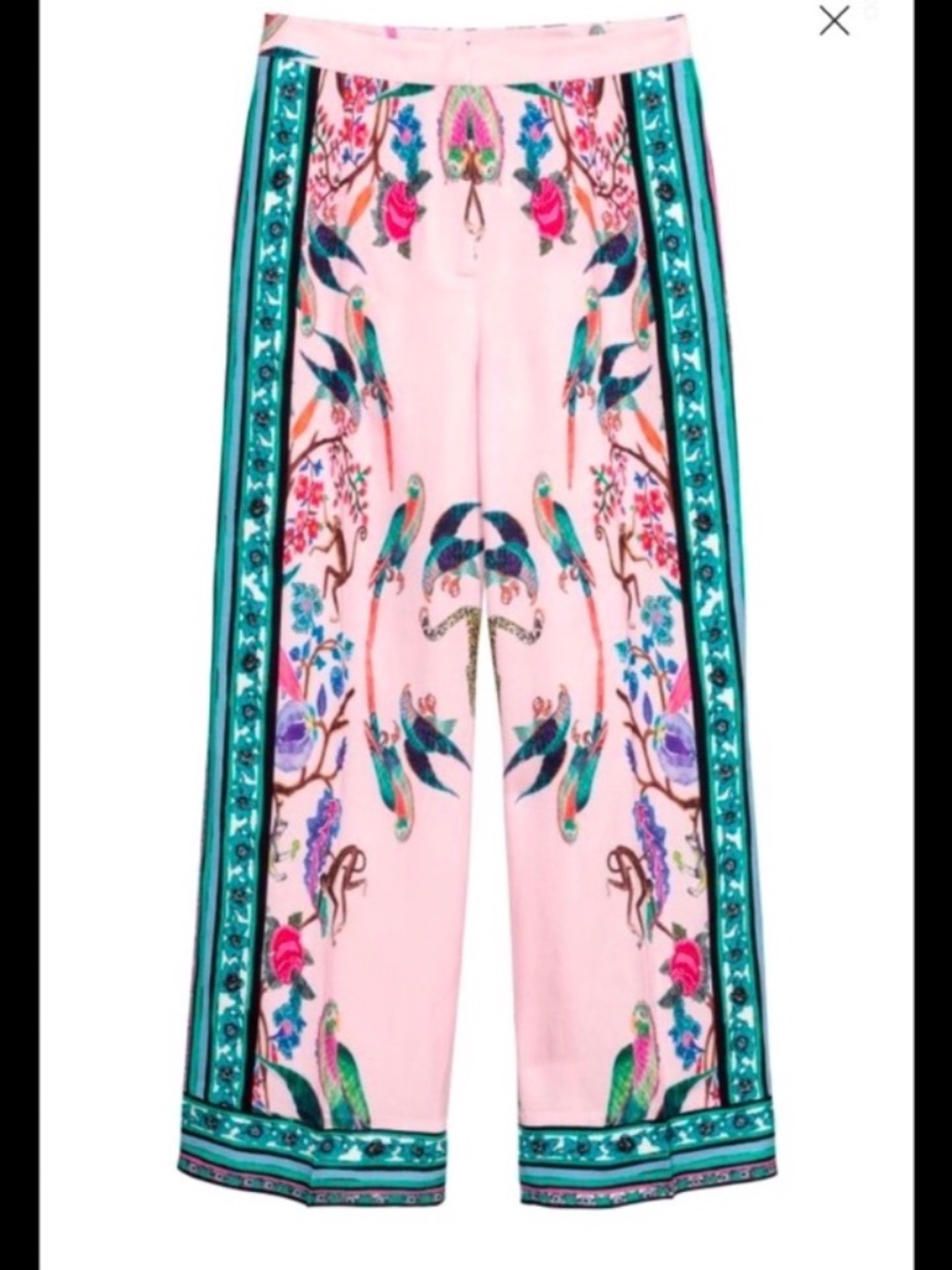 H&M Pink Jungle Print Pants